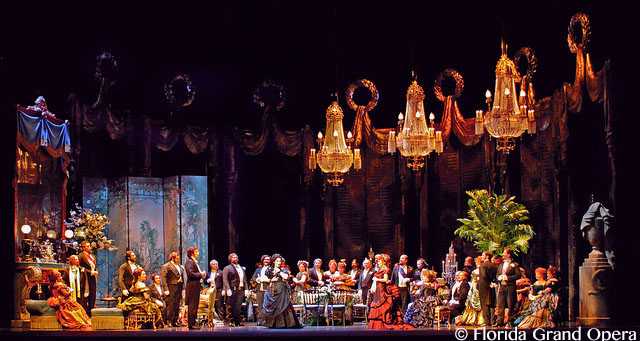 Traviata Act I, Florida Grand Opera