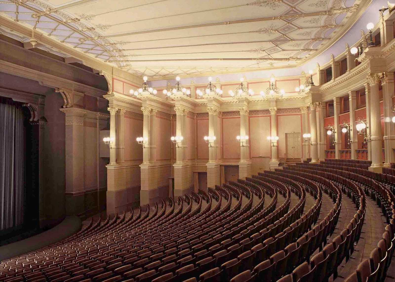 The Bayreuth Festspielhaus auditorium
