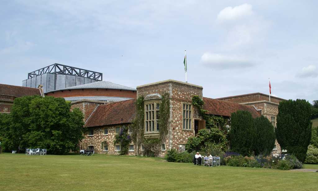 Glyndebourne opera house viewed from the outside